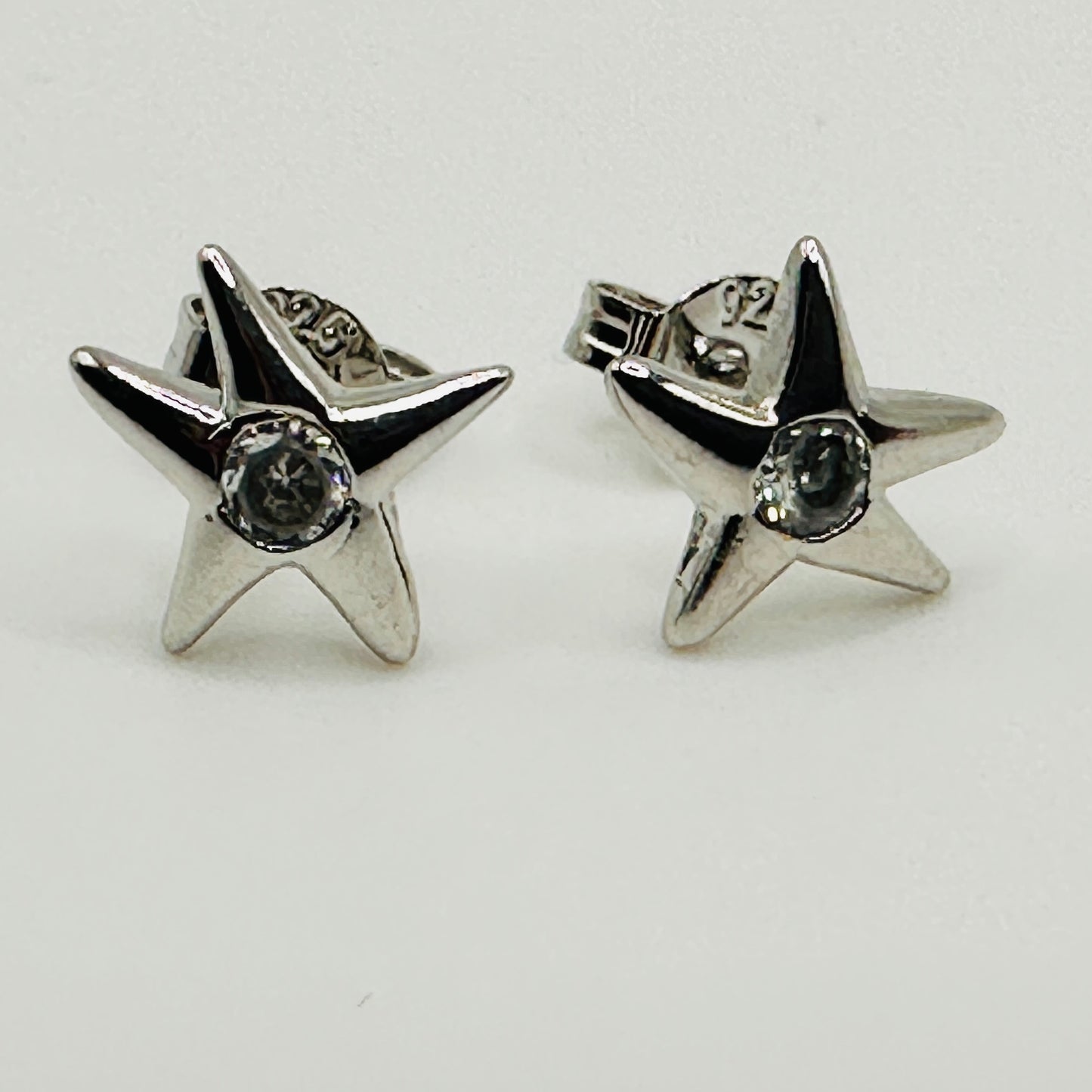 Crystal Starfish Stud Earrings