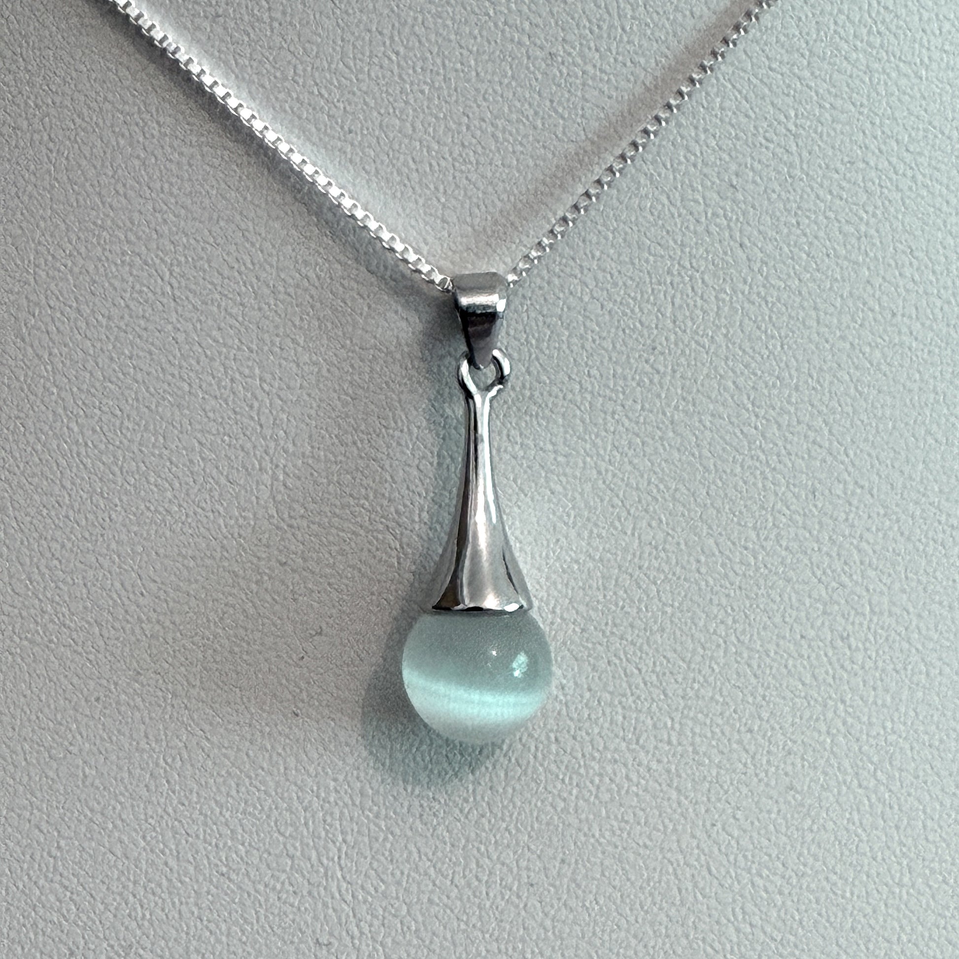 Luna Moonstone Pendant on white background