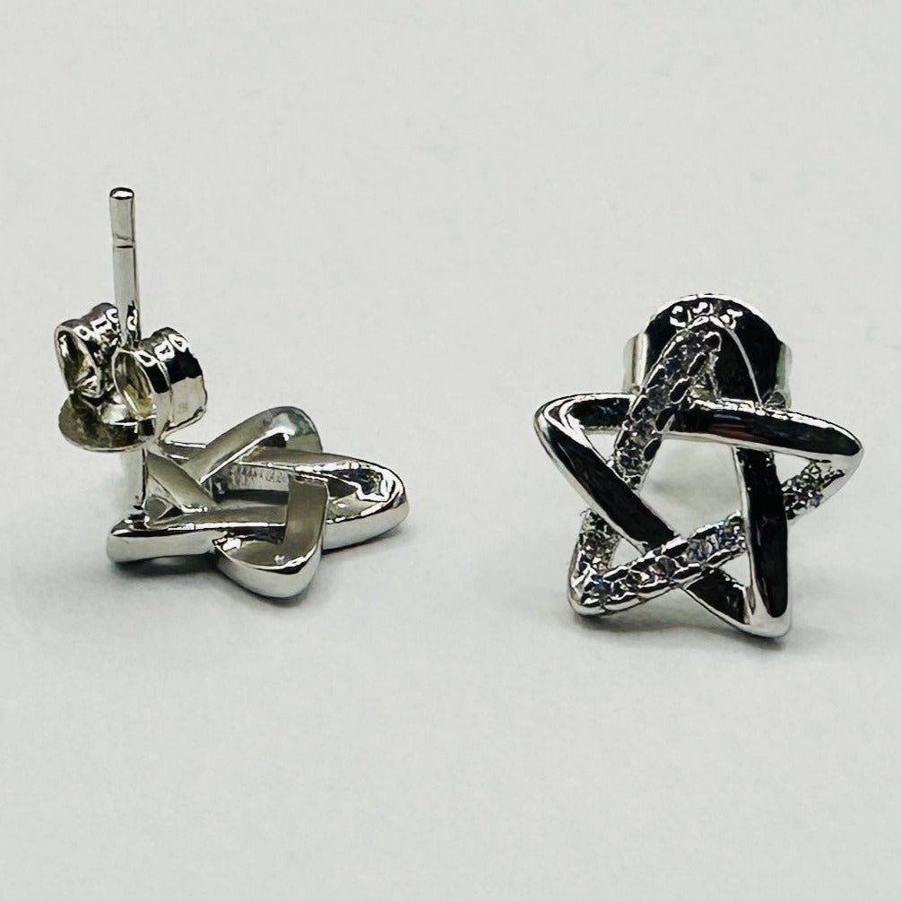 celestial star earrings