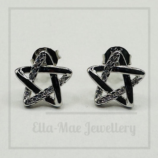 Celestial Star Stud Earrings