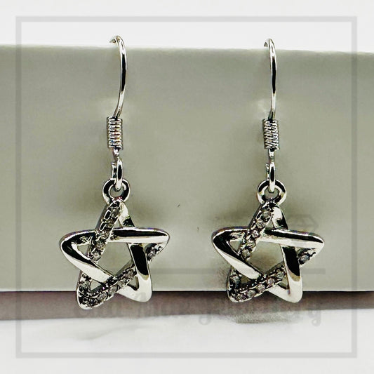 Celestial Star Dangling Earrings