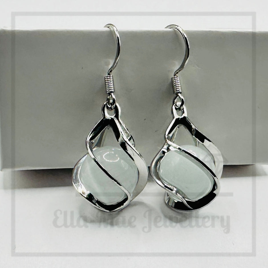 Mae Earrings - Silver