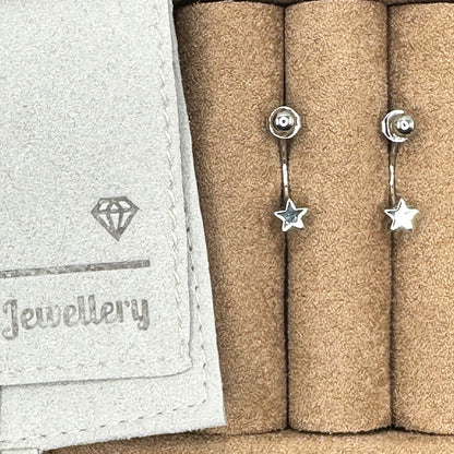 2-in-1 Floating Star Stud Earring