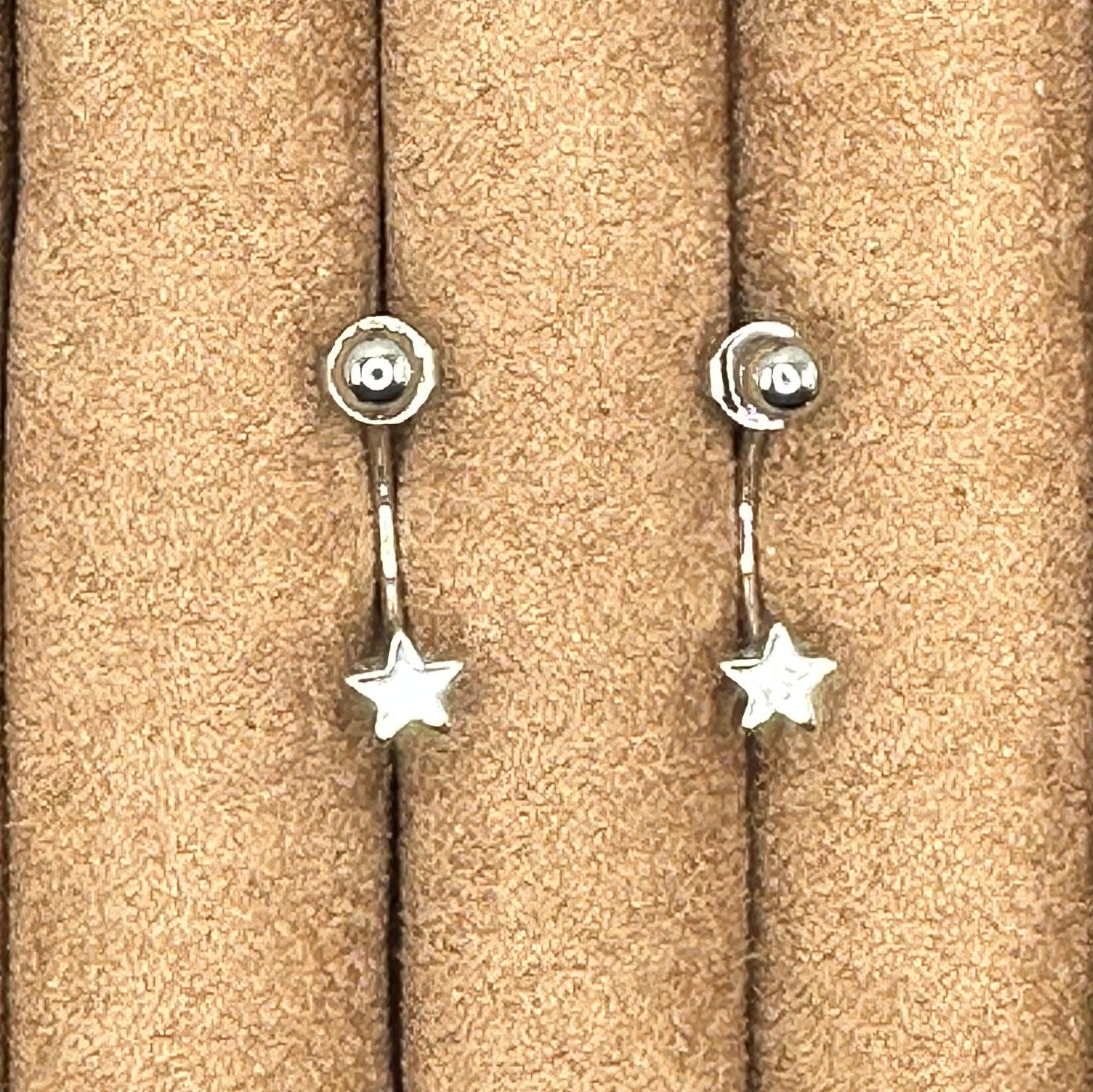 2-in-1 Floating Star Stud Earrings