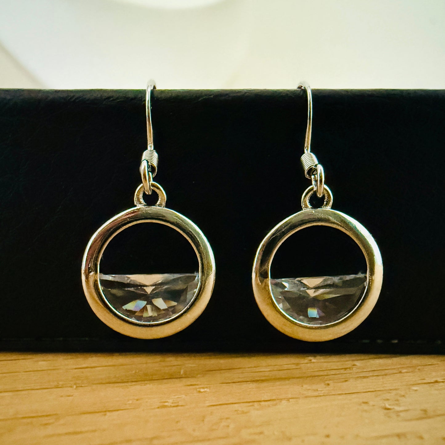 Silver Horizon Dangling Earrings