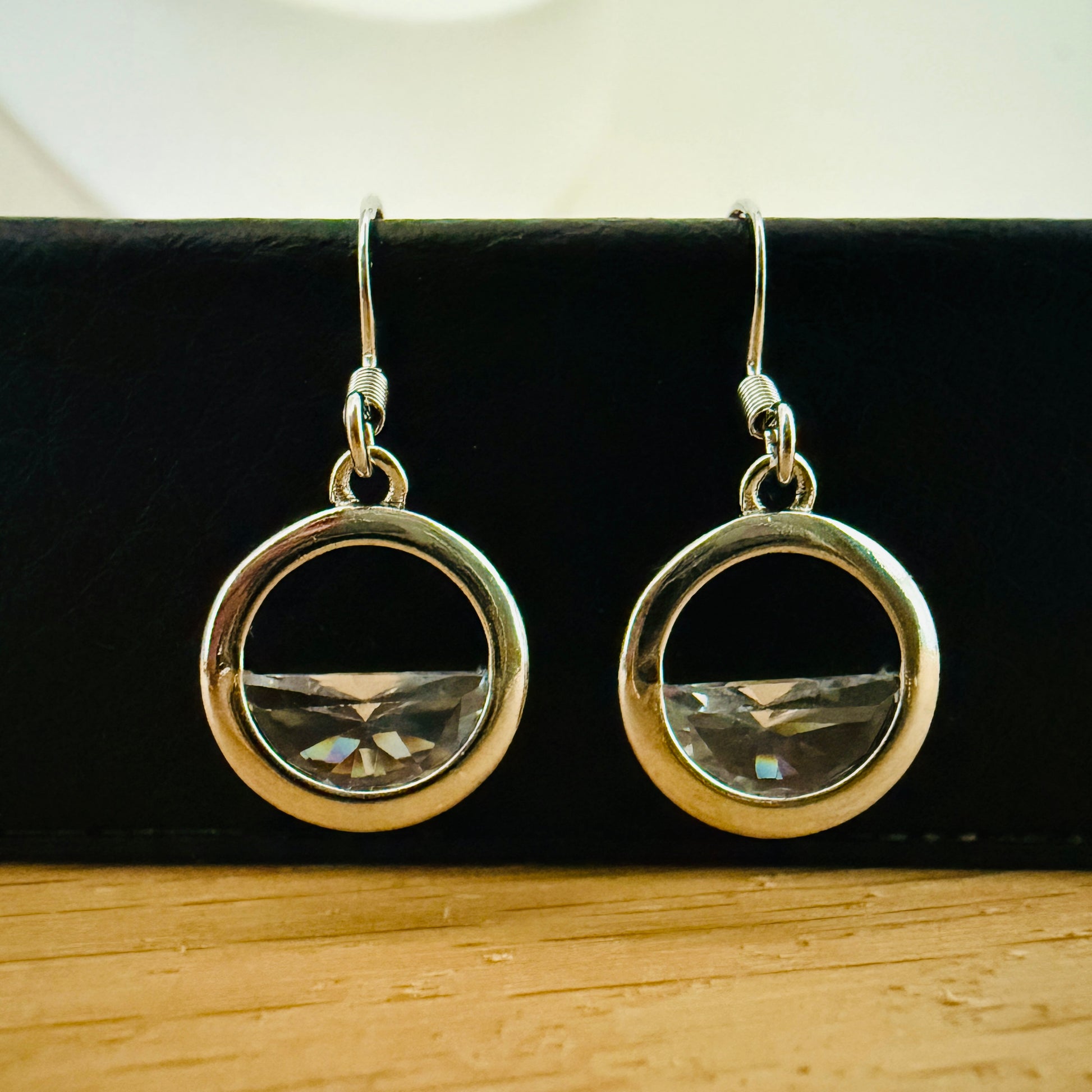 Silver Horizon Dangling Earrings