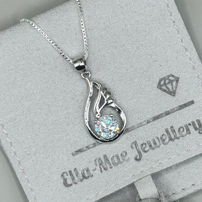 Angel Wings Crystal Pendant 