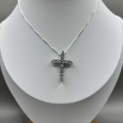 crystal cross necklace