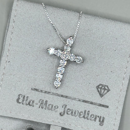 crystal cross pendant